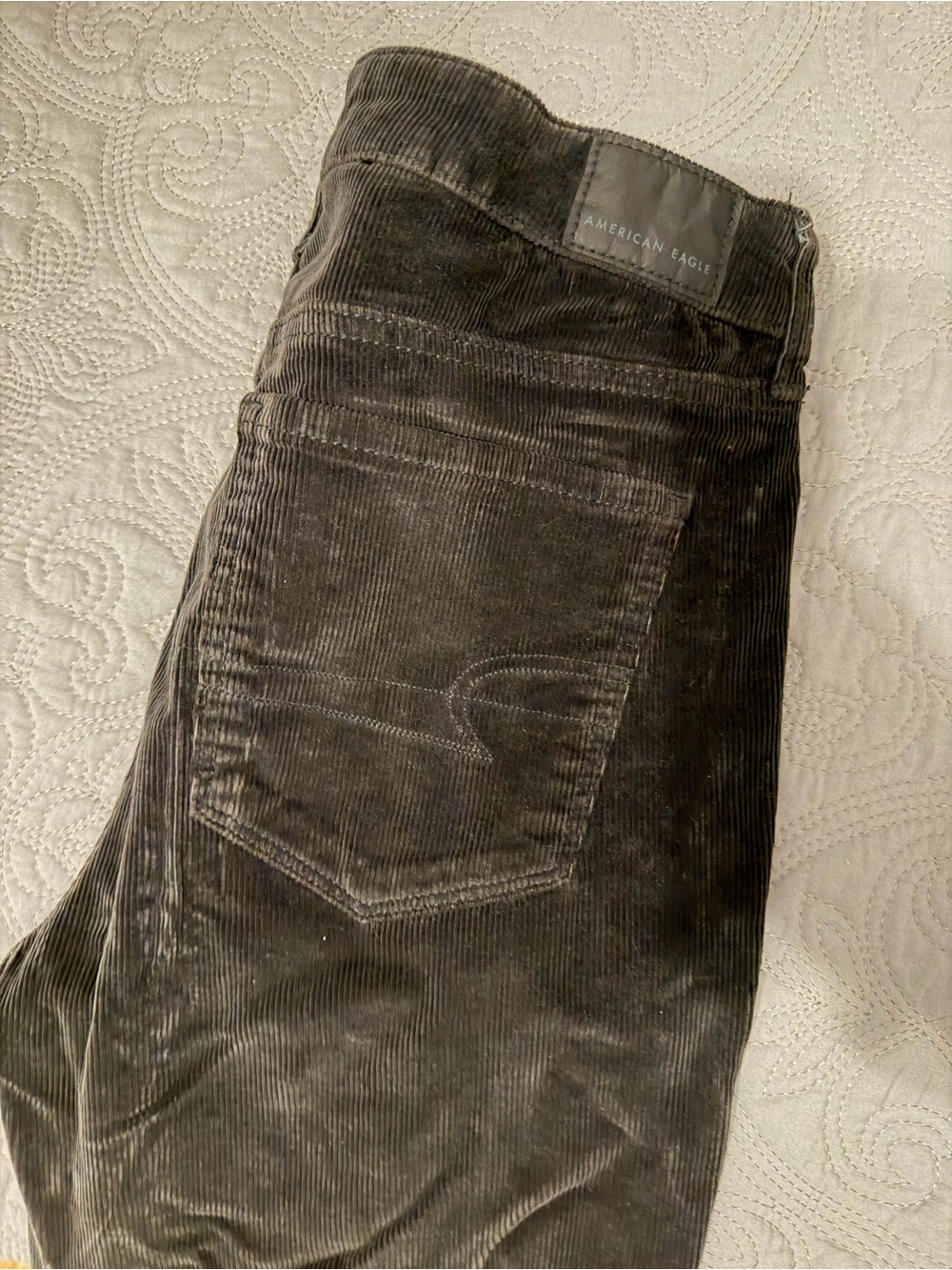 American Eagle Outfitters Women’s Corduroy Jeans - silver grey sz 8